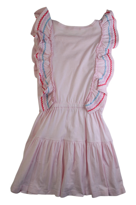 A Pink Short Sleeve Dresses from Crewcuts in size 8Y for girl. (Back View)