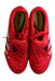 A Red Cleats/Soccer Shoes from Adidas in size 12Y for boy. (Back View)