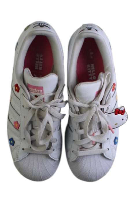 A Multicolour Sneakers from Adidas in size 10Y for girl. (Back View)