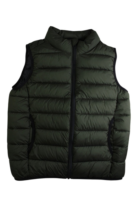 A Green Outerwear Vests from Ecoalf in size 14Y for boy. (Front View)
