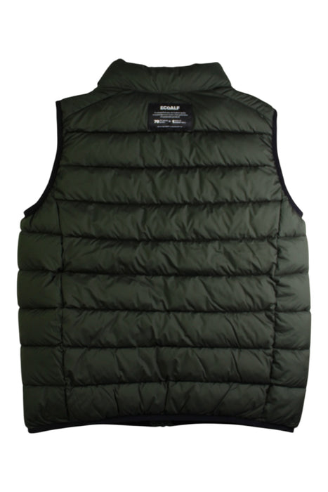 A Green Outerwear Vests from Ecoalf in size 14Y for boy. (Back View)