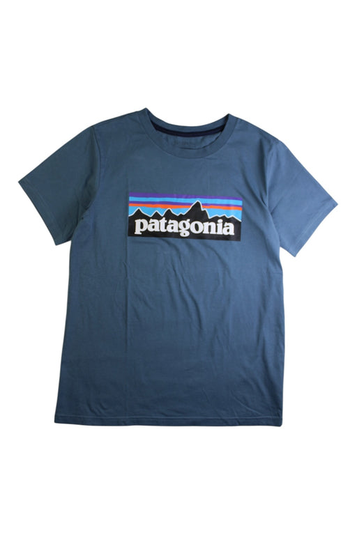 A Blue Short Sleeve T Shirts from Patagonia in size 14Y for boy. (Front View)