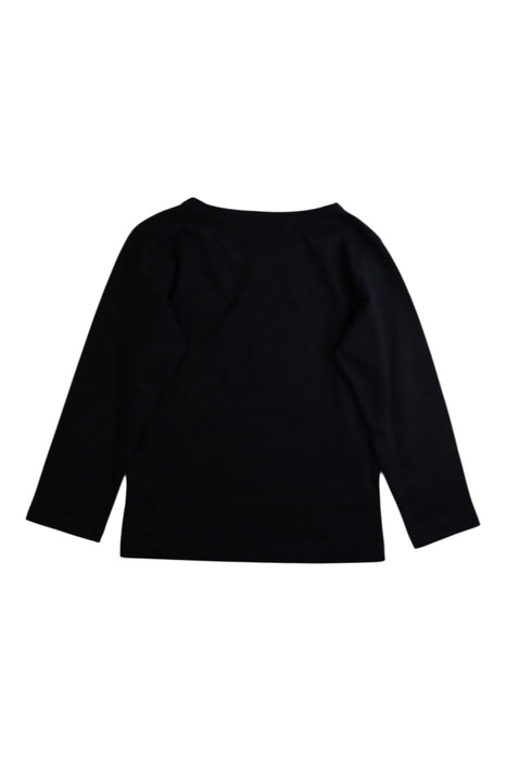 A Black Long Sleeve T Shirts from Agnes b. in size 6T for girl. (Back View)