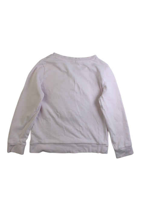 A Pink Long Sleeve Tops from Seed in size 6T for girl. (Back View)