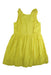 A Yellow Sleeveless Dresses from Petit Bateau in size 8Y for girl. (Front View)
