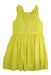 A Yellow Sleeveless Dresses from Petit Bateau in size 8Y for girl. (Back View)
