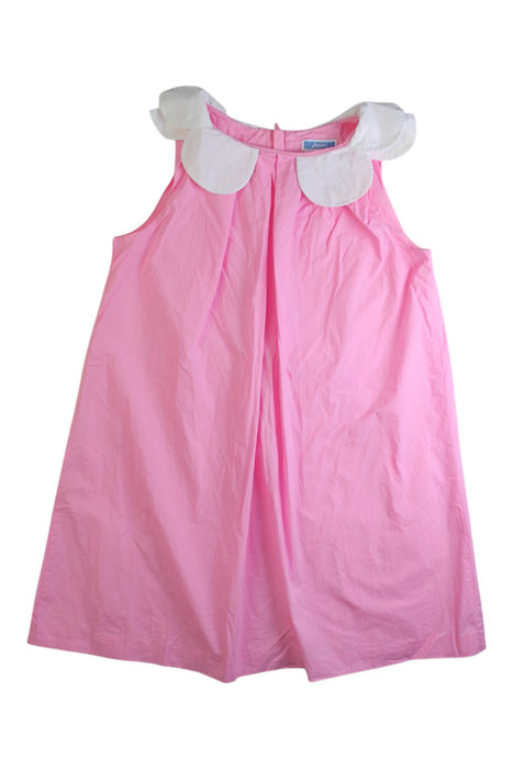 A Pink Sleeveless Dresses from Jacadi in size 8Y for girl. (Front View)