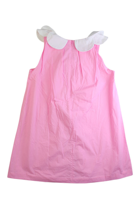 A Pink Sleeveless Dresses from Jacadi in size 8Y for girl. (Back View)