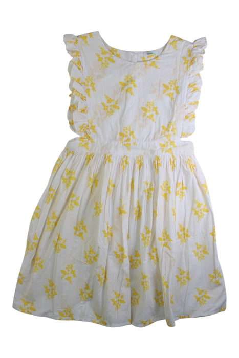 A White Sleeveless Dresses from Kidsagogo in size 8Y for girl. (Front View)