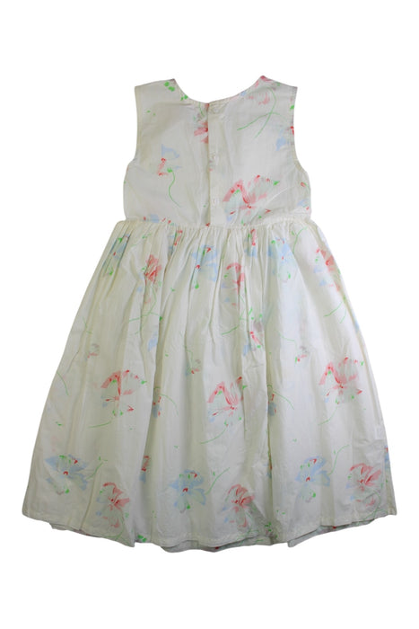 A Multicolour Sleeveless Dresses from Bonpoint in size 7Y for girl. (Back View)