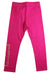 A Pink Leggings from Young Versace in size 4T for girl. (Back View)