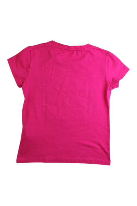 A Pink Short Sleeve Tops from Young Versace in size 6T for girl. (Back View)
