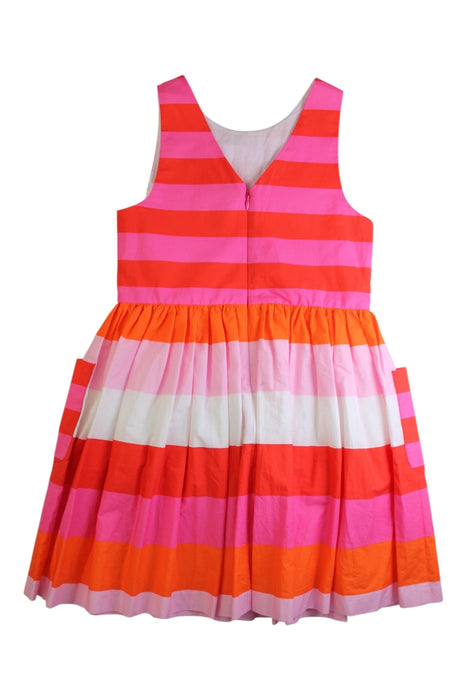 A Multicolour Sleeveless Dresses from Jacadi in size 8Y for girl. (Back View)