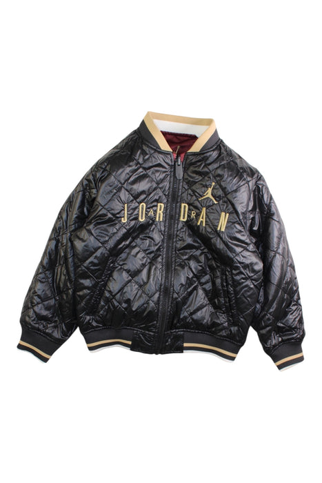 A Burgundy Lightweight Jackets from Air Jordan in size 6T for boy. (Back View)