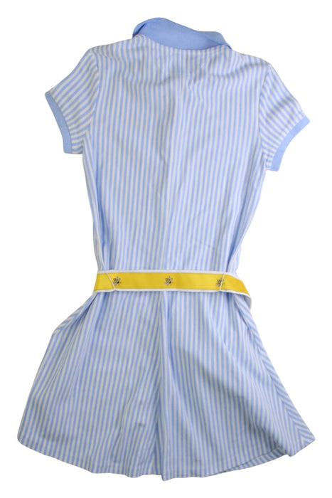 A Blue Short Sleeve Dresses from Polo Ralph Lauren in size 6T for girl. (Back View)