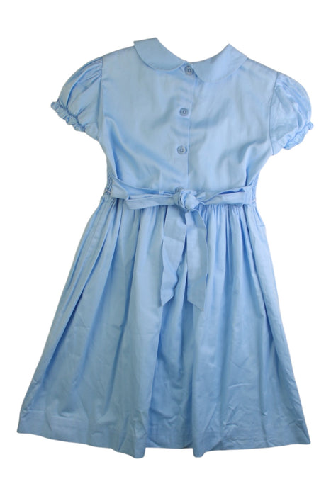 A Blue Long Sleeve Dresses from Rachel Riley in size 6T for girl. (Back View)
