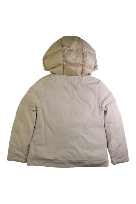 A Beige Puffer/Quilted Coats & Outerwear from Moncler in size 8Y for girl. (Back View)