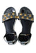 A Black Sandals from Young Versace in size 4T for girl. (Back View)