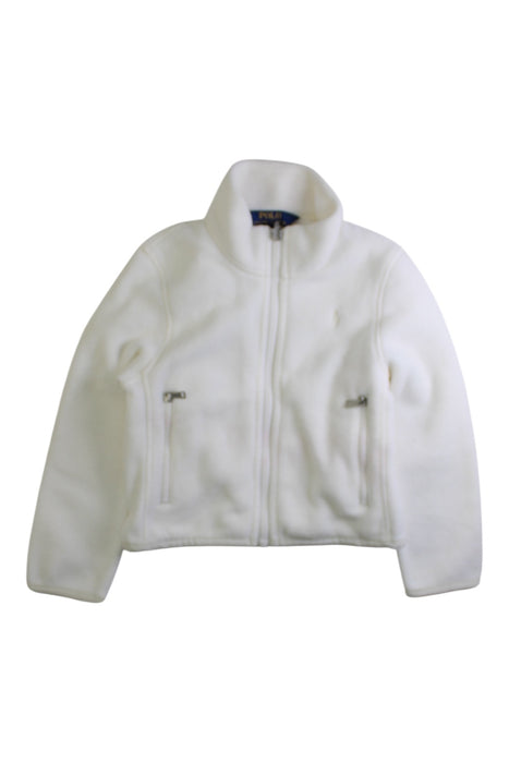 A White Lightweight Jackets from Polo Ralph Lauren in size 4T for girl. (Front View)