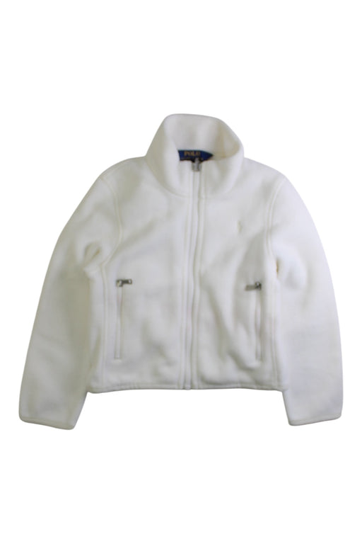 A White Lightweight Jackets from Polo Ralph Lauren in size 4T for girl. (Front View)