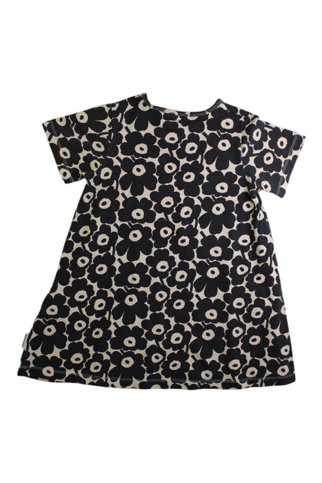 A Beige Short Sleeve Dresses from Marimekko in size 3T for girl. (Back View)
