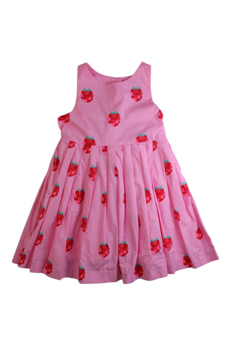 A Pink Sleeveless Dresses from Jacadi in size 4T for girl. (Front View)