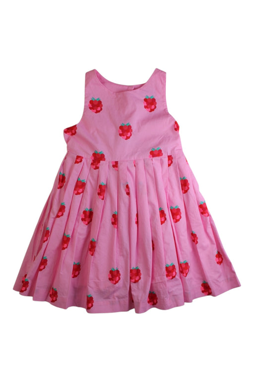 A Pink Sleeveless Dresses from Jacadi in size 4T for girl. (Front View)
