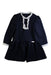 A Navy Long Sleeve Dresses from Nicholas & Bears in size 2T for girl. (Front View)