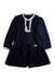 A Navy Long Sleeve Dresses from Nicholas & Bears in size 2T for girl. (Front View)