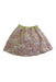 A Metallic Short Skirts from Soft Gallery in size 5T for girl. (Front View)