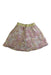 A Metallic Short Skirts from Soft Gallery in size 5T for girl. (Back View)