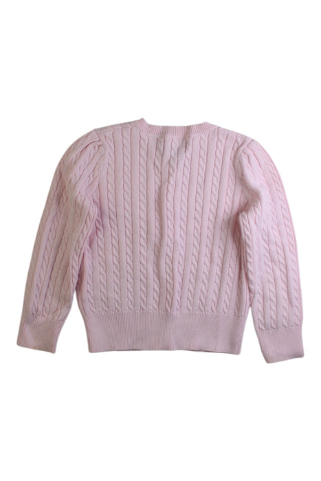 A Pink Cardigans from Polo Ralph Lauren in size 3T for girl. (Back View)
