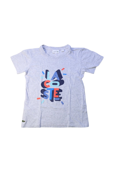 A Multicolour Short Sleeve T Shirts from Lacoste in size 6T for boy. (Front View)