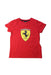 A Red Short Sleeve T Shirts from Puma in size 5T for boy. (Front View)