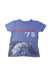 A Blue Short Sleeve T Shirts from Crewcuts in size 4T for boy. (Front View)