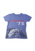 A Blue Short Sleeve T Shirts from Crewcuts in size 4T for boy. (Front View)