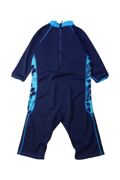 A Blue Wetsuits from Konfidence in size 2T for boy. (Back View)
