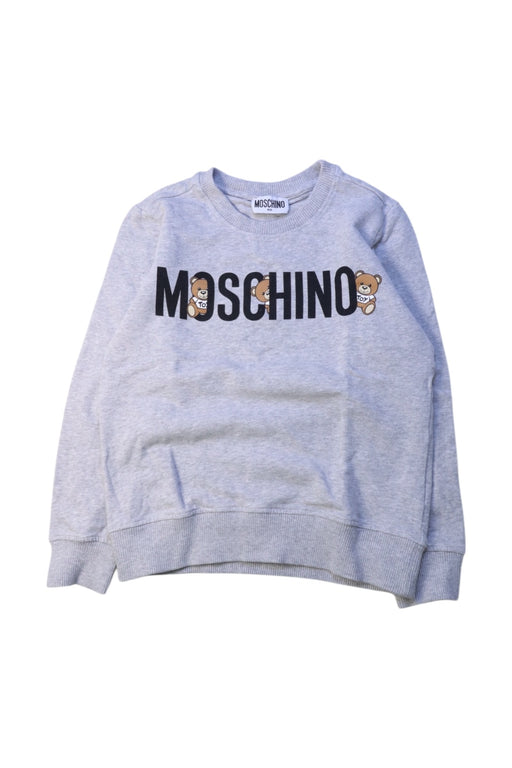 A Grey Crewneck Sweatshirts from Moschino in size 6T for neutral. (Front View)