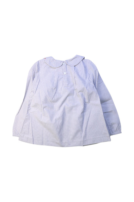 A White Long Sleeve Shirts from Jacadi in size 5T for girl. (Back View)