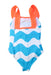 A Multicolour Swimsuits from Jacadi in size 8Y for girl. (Back View)