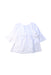 A White Long Sleeve Tops from Oscar de la Renta in size 6T for girl. (Back View)