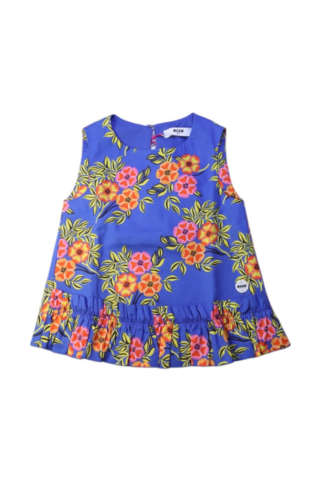 A Multicolour Sleeveless Tops from MSGM in size 6T for girl. (Front View)