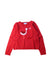 A Red Knit Sweaters from Jacadi in size 6T for girl. (Front View)