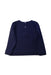 A Navy Long Sleeve Tops from Jacadi in size 6T for girl. (Back View)