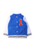 A Blue Lightweight Jackets from Petit Bateau in size 3T for neutral. (Front View)