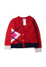A Red Cardigans from Jacadi in size 4T for girl. (Front View)