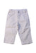 A White Casual Pants from Petit Bateau in size 3-6M for boy. (Front View)