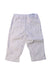 A White Casual Pants from Petit Bateau in size 3-6M for boy. (Back View)