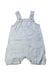A Blue Sleeveless Rompers from LAESSIG in size 6-12M for boy. (Front View)