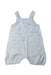 A Blue Sleeveless Rompers from LAESSIG in size 6-12M for boy. (Back View)